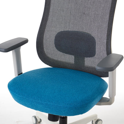 ワークチェア ROOM WORKS M2 シンプルベーシック ホワイト/エメラルド