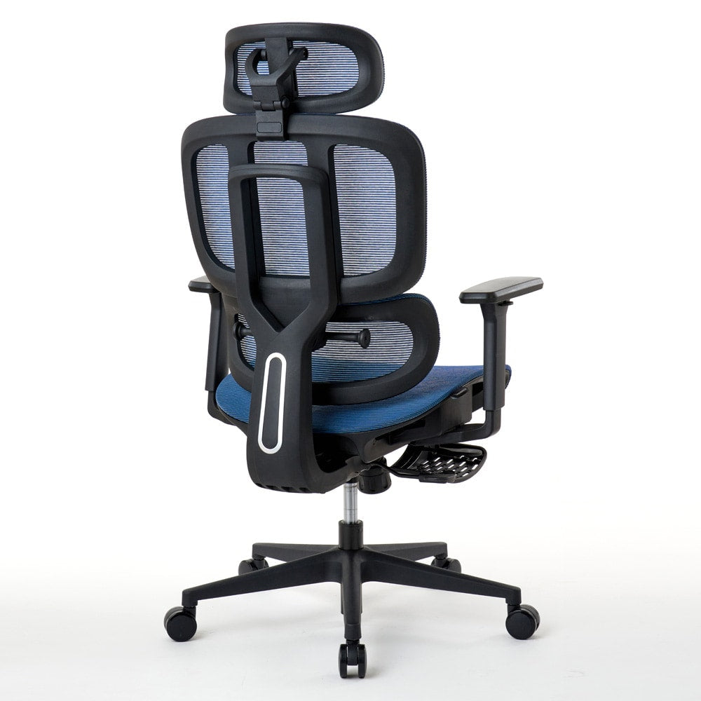 ワークチェア ROOM WORKS M5 多機能フルメッシュ ブルー