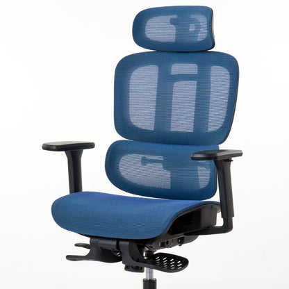 ワークチェア ROOM WORKS M5 多機能フルメッシュ ブルー