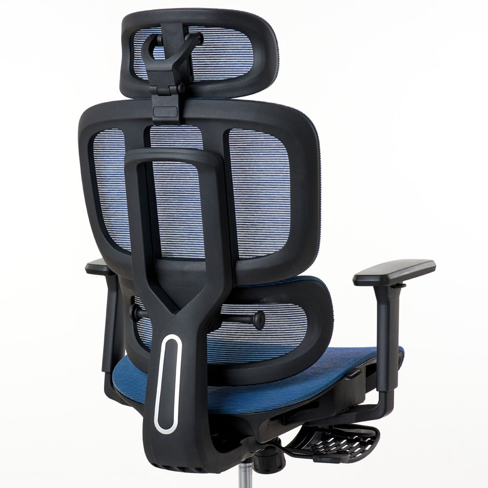 ワークチェア ROOM WORKS M5 多機能フルメッシュ ブルー