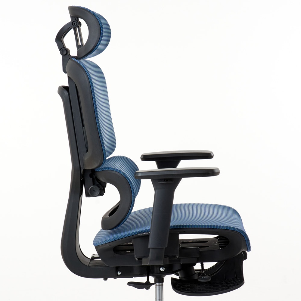 ワークチェア ROOM WORKS M5 多機能フルメッシュ ブルー