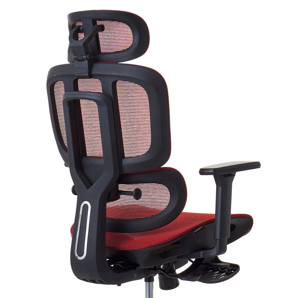 ワークチェア ROOM WORKS M5 多機能フルメッシュ レッド