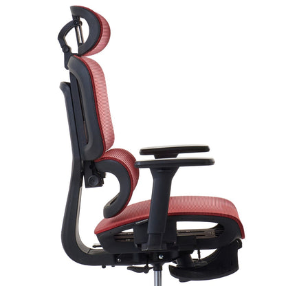 ワークチェア ROOM WORKS M5 多機能フルメッシュ レッド