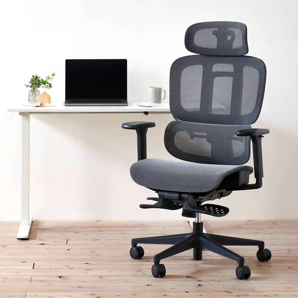 ワークチェア ROOM WORKS M5 多機能フルメッシュ グレー