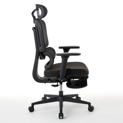 ワークチェア ROOM WORKS M6 多機能ファブリックメッシュ ブラック