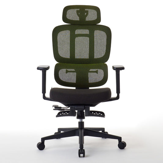 ワークチェア ROOM WORKS M6 多機能ファブリックメッシュ グリーン