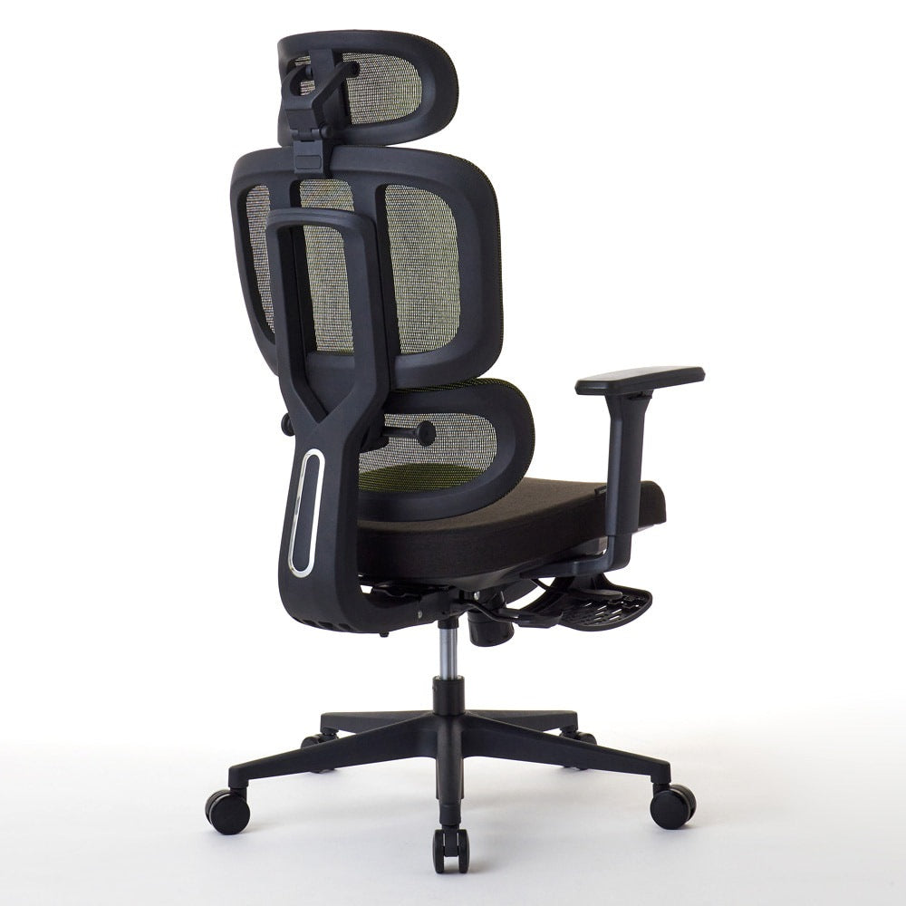 ワークチェア ROOM WORKS M6 多機能ファブリックメッシュ グリーン