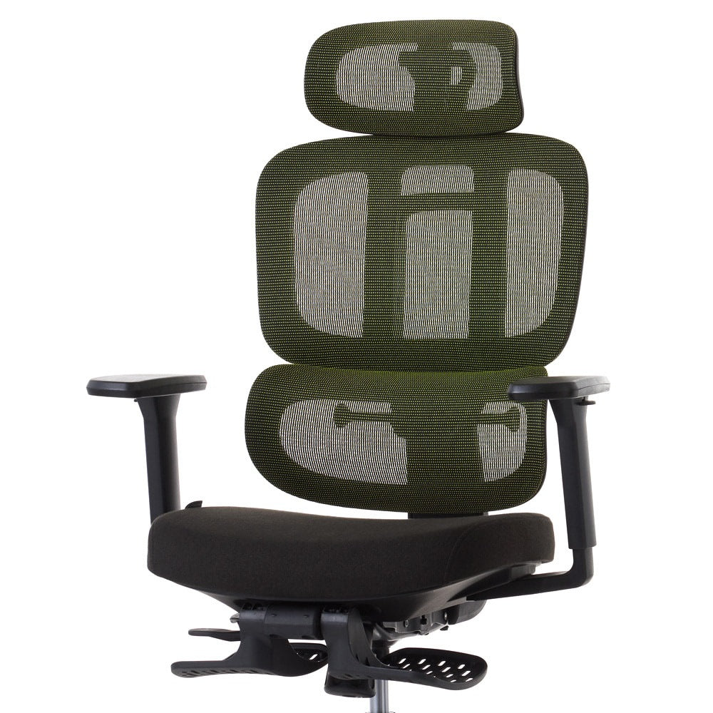 ワークチェア ROOM WORKS M6 多機能ファブリックメッシュ グリーン