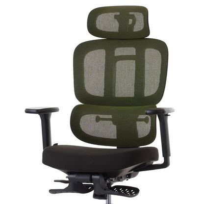 ワークチェア ROOM WORKS M6 多機能ファブリックメッシュ グリーン