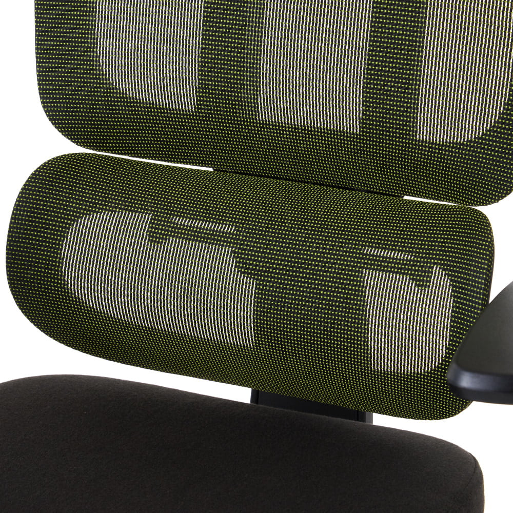 ワークチェア ROOM WORKS M6 多機能ファブリックメッシュ グリーン