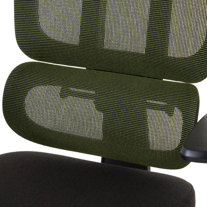 ワークチェア ROOM WORKS M6 多機能ファブリックメッシュ グリーン