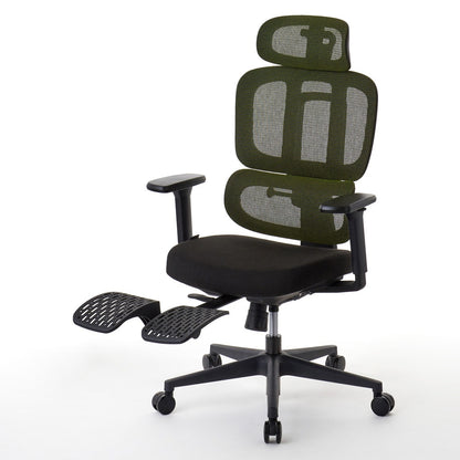 ワークチェア ROOM WORKS M6 多機能ファブリックメッシュ グリーン