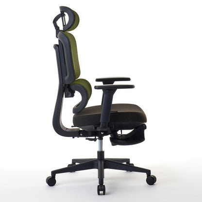 ワークチェア ROOM WORKS M6 多機能ファブリックメッシュ グリーン