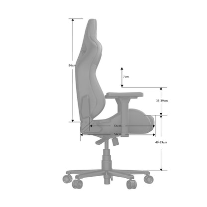 ゲーミングチェア Andaseat Kaiser Frontier XL ブラック 椅子 アンダシート カイザーフロンティア XL