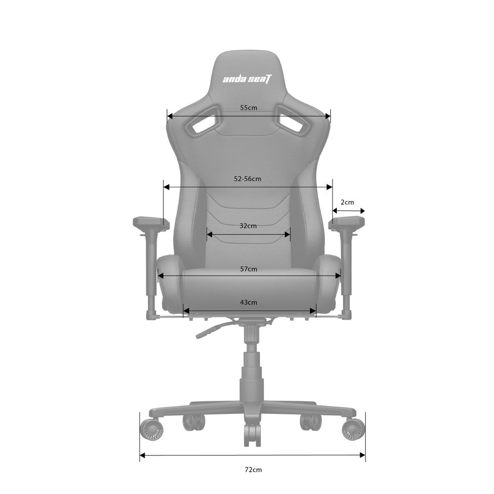 ゲーミングチェア Andaseat Kaiser Frontier XL マロン 椅子 アンダシート カイザーフロンティア XL