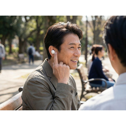 ワイヤレスイヤホン機能付き集音器 きこエールPRO KE-SHP1CWH