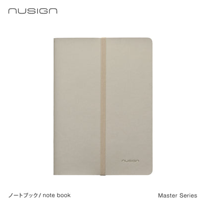セミB6合皮カバーノート マスターシリーズ クリームホワイト