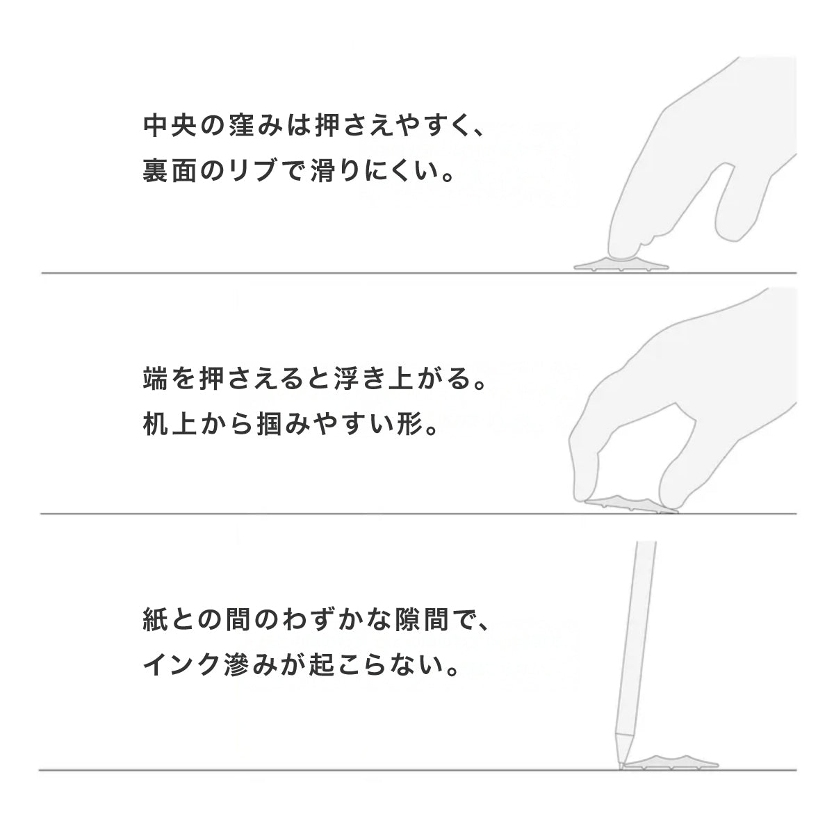 アルミ製定規 オレンジ 15cm