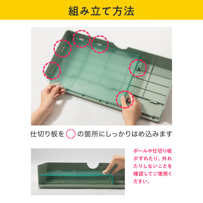 モニター台 収納トレイ(A4横)付き グレー