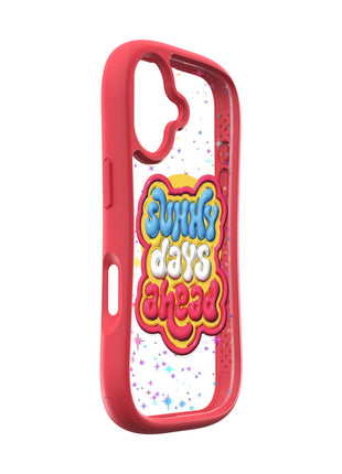 iPhone 16ケース POP LOVIE サニーレッド