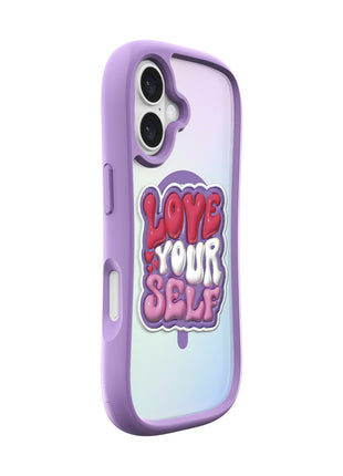 iPhone 16ケース POP LOVIE ラブリーパープル