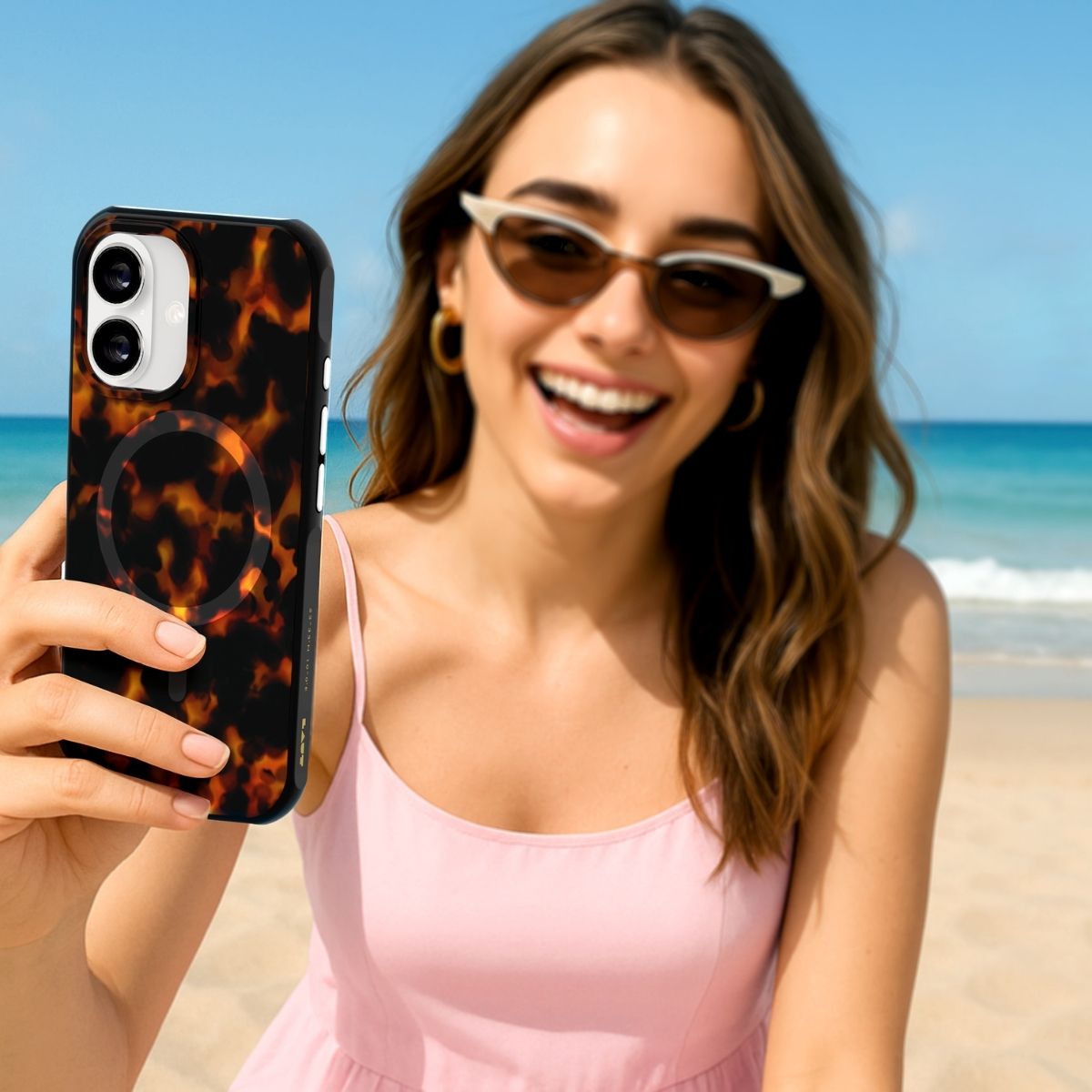 iPhone 17ケース HUEX WAVE コーヒーブラウン