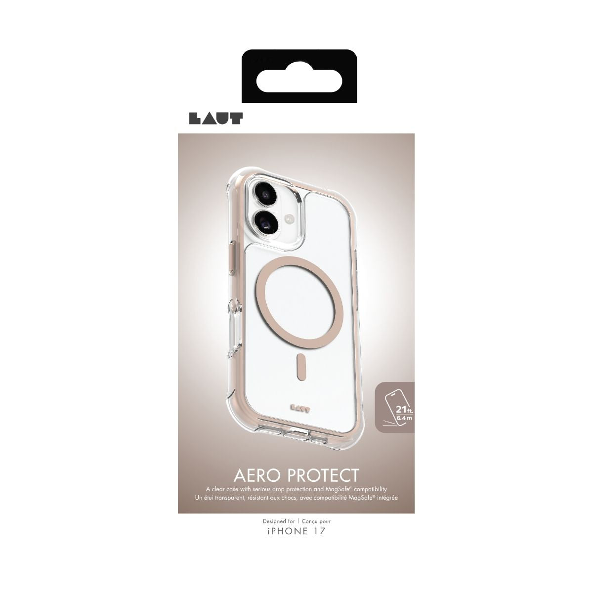 iPhone 17ケース AERO PROTECT サドルブラウン