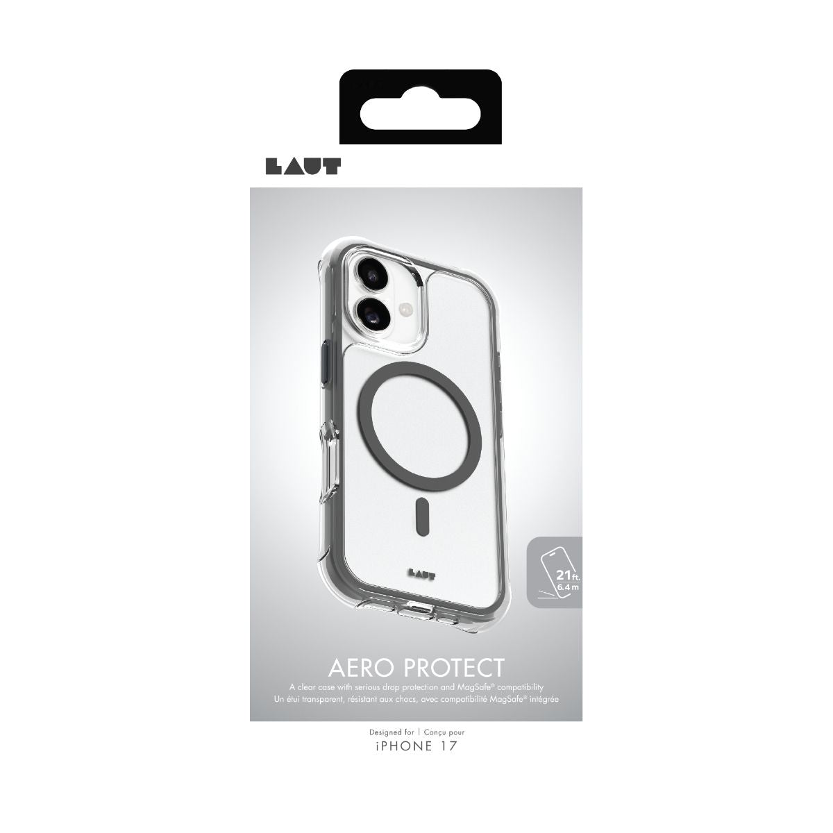 iPhone 17ケース AERO PROTECT シャドウグレー