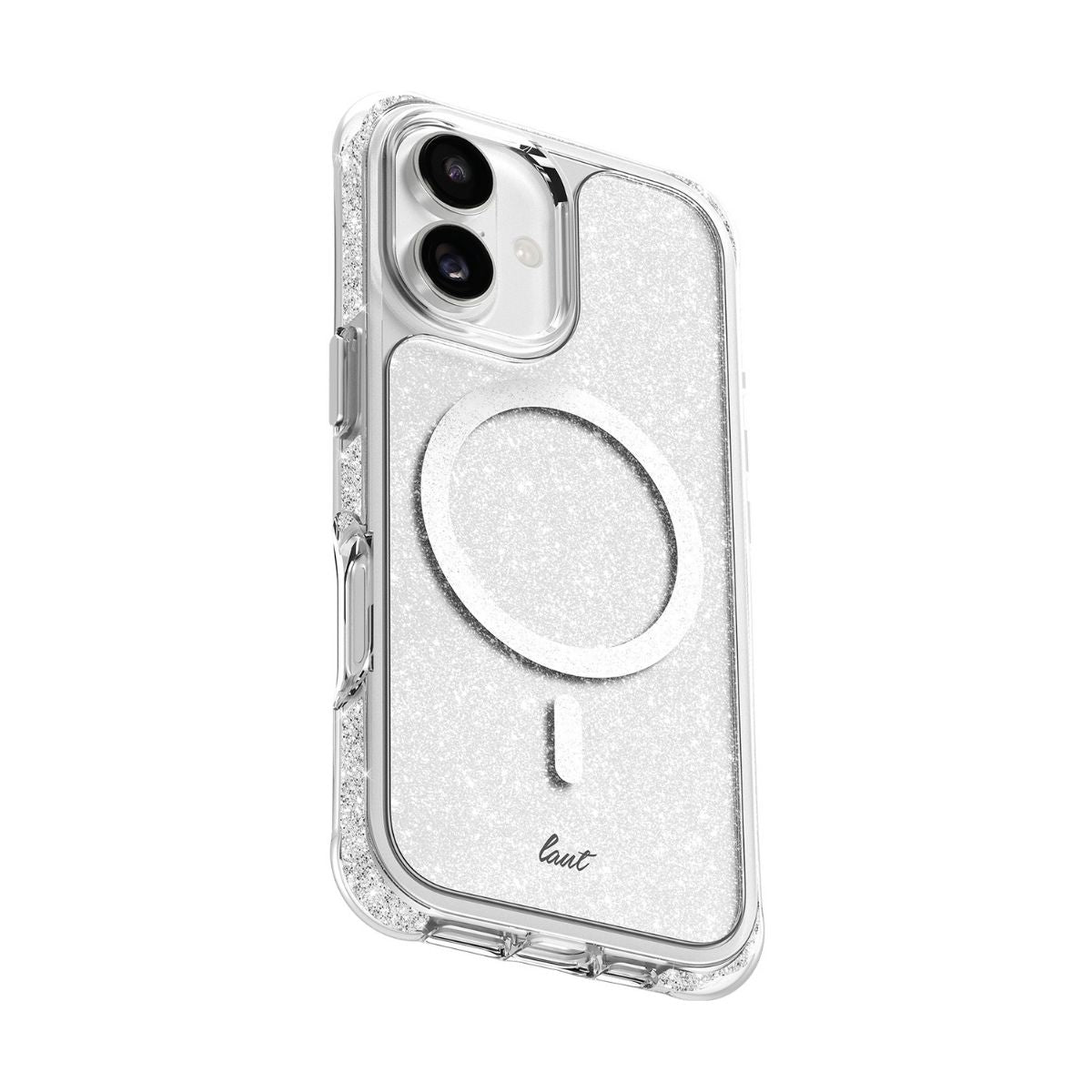 iPhone 17ケース AERO SPARKLE クリスタルシルバー