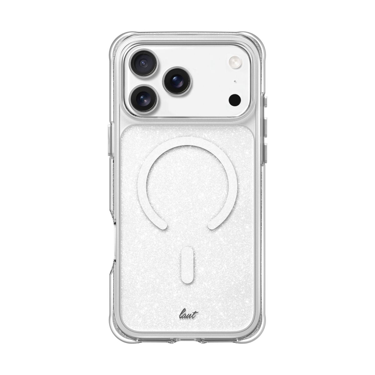 iPhone 17 Proケース AERO SPARKLE クリスタルシルバー