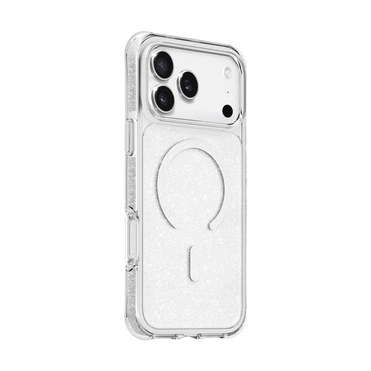 iPhone 17 Proケース AERO SPARKLE クリスタルシルバー