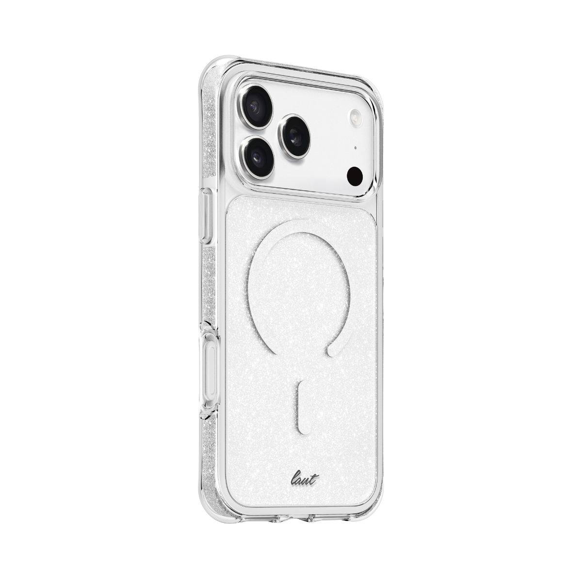 iPhone 17 Proケース AERO SPARKLE クリスタルシルバー