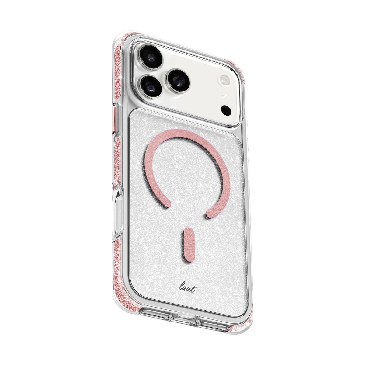 iPhone 17 Proケース AERO SPARKLE クリスタルピンク