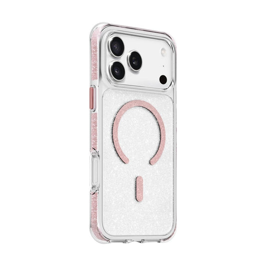 iPhone 17 Proケース AERO SPARKLE クリスタルピンク