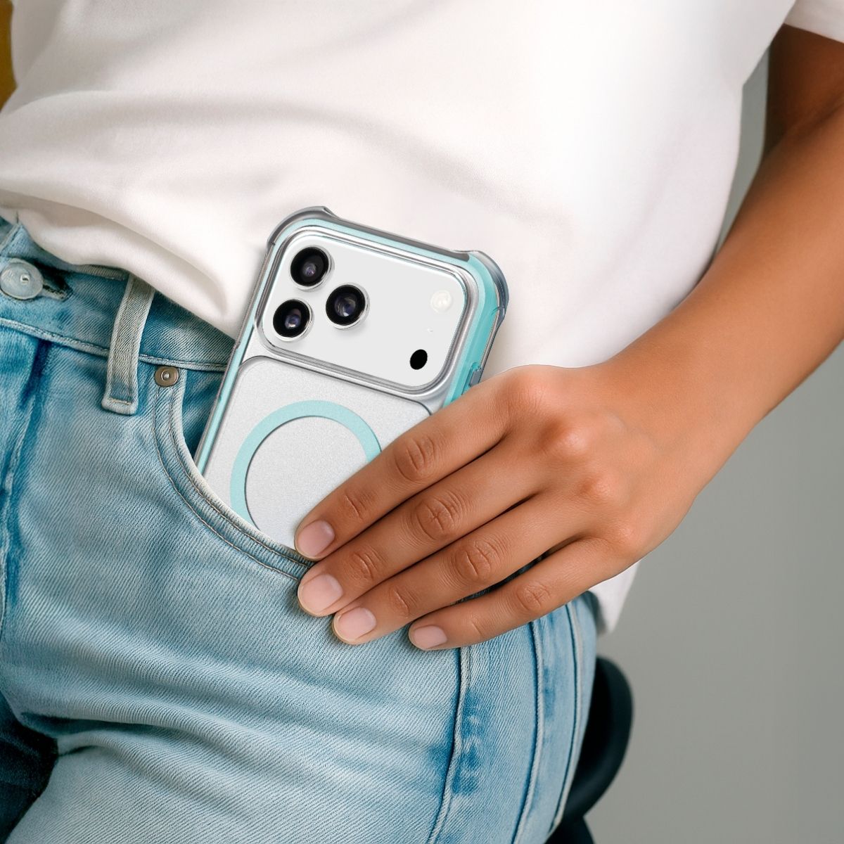 iPhone 17 Pro Maxケース AERO PROTECT アクアミント