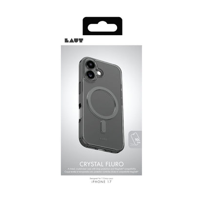 iPhone 17ケース CRYSTAL FLURO クリアブラック
