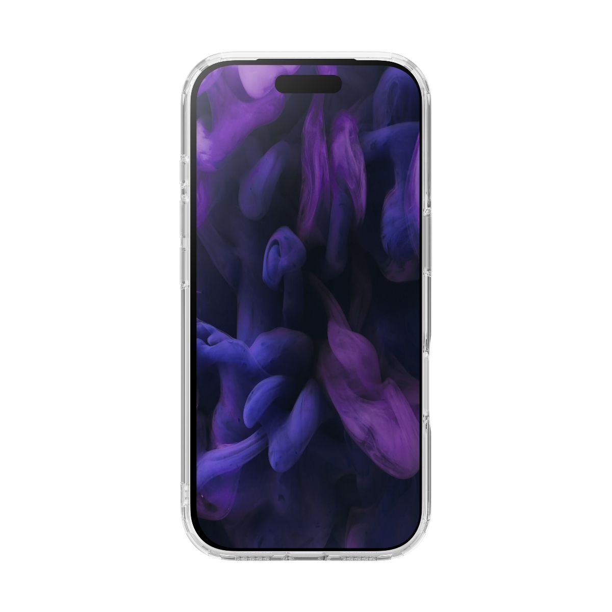 iPhone 17 Pro Maxケース CRYSTAL FLURO クリアライトグレー