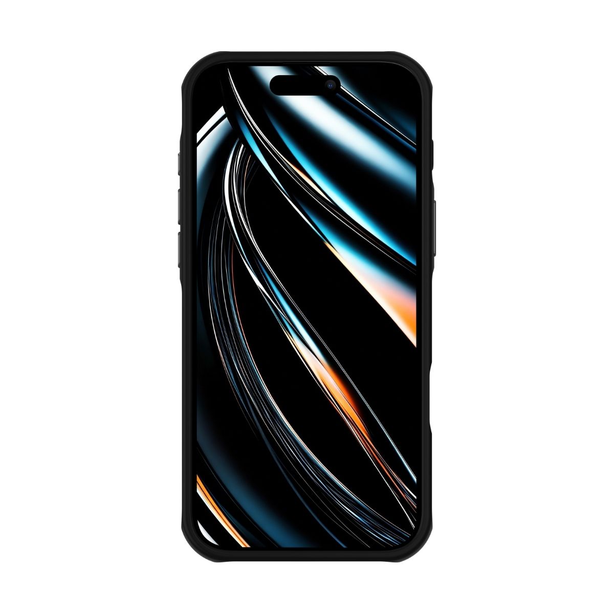 iPhone 18 Pro/17 Proケース HUEX WAVE ミッドナイトシルバー