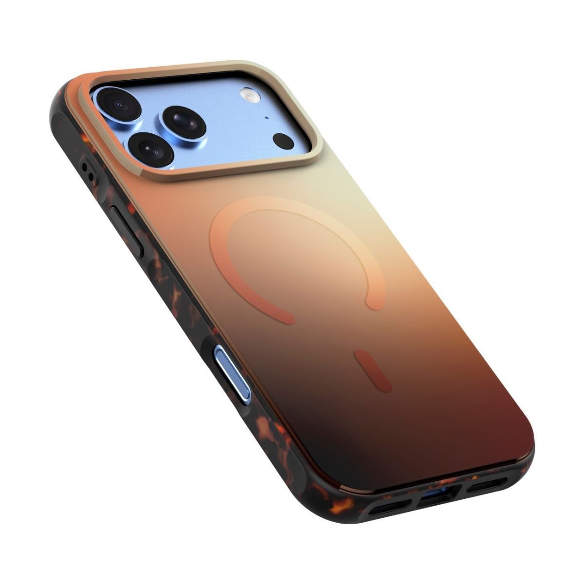 iPhone 18 Pro/17 Proケース HUEX WAVE サンセットゴールド