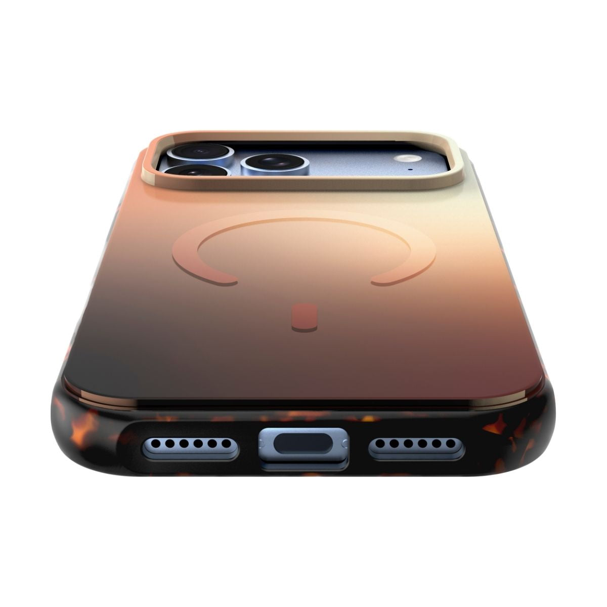 iPhone 18 Pro/17 Proケース HUEX WAVE サンセットゴールド