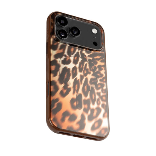 iPhone 18 Pro/17 Proケース HUEX WAVE モカレオパード