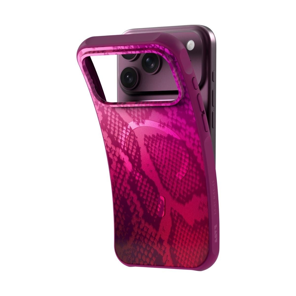 iPhone 18 Pro Max/17 Pro Maxケース HUEX WAVE ローズヘイズ