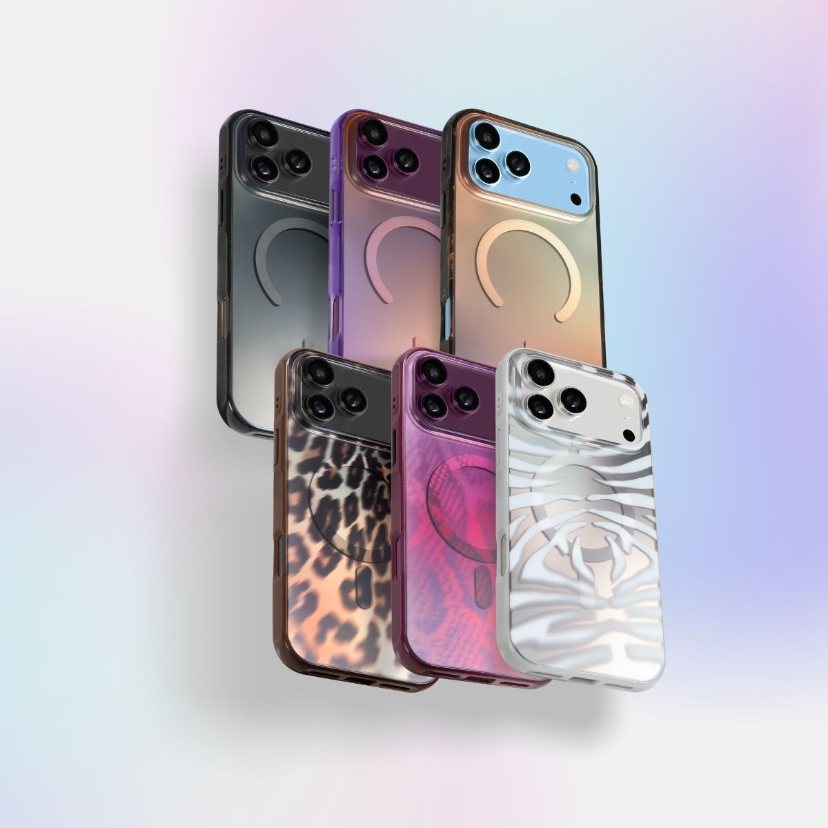 【大赤字・まとめ売り】スマホケース 約170個セット iPhoneなど未使用 iPhone 18 Pro Max/17 Pro Maxケース HUEX WAVE ローズヘイズ