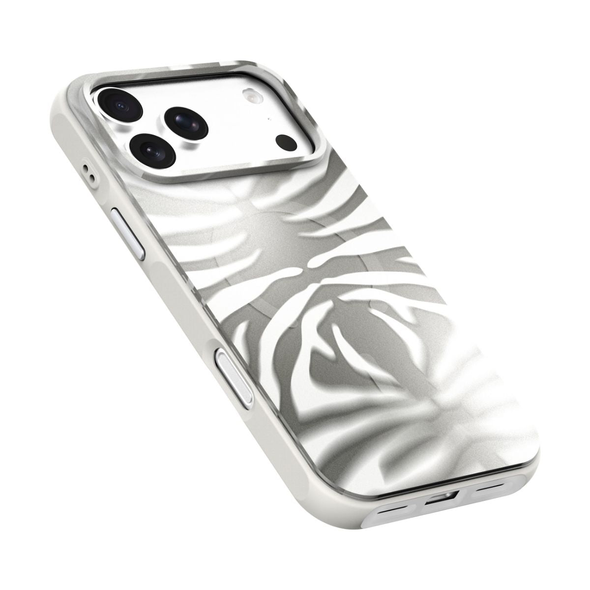 iPhone 18 Pro Max/17 Pro Maxケース HUEX WAVE パールゼブラ