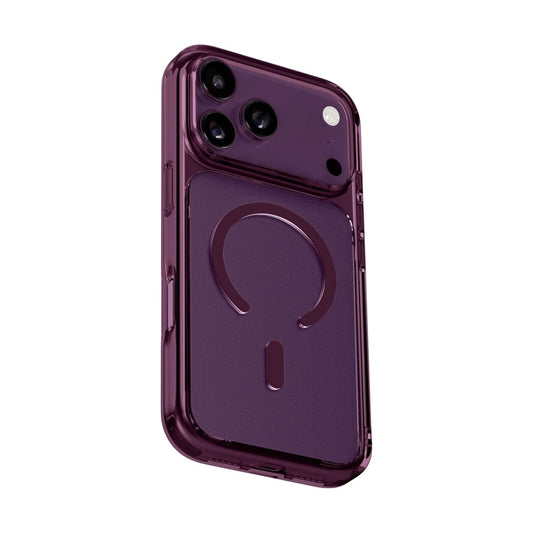 iPhone 18 Pro/17 Proケース CRYSTAL FLURO プラムクリスタル