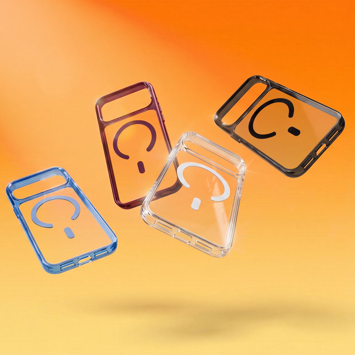 iPhone 18 Pro Max/17 Pro Maxケース CRYSTAL FLURO プラムクリスタル