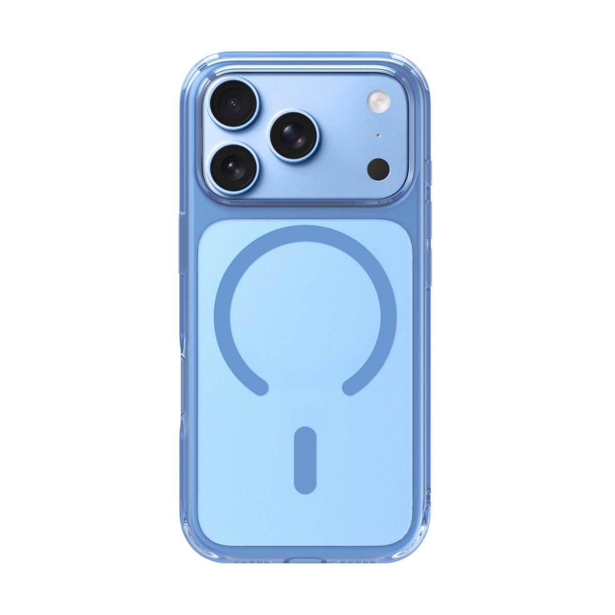 【エクスプレス交換機】未開封 シエラブルー スマートフォン本体 iPhone 18 Pro Max/17 Pro Maxケース CRYSTAL FLURO ブルークリスタル