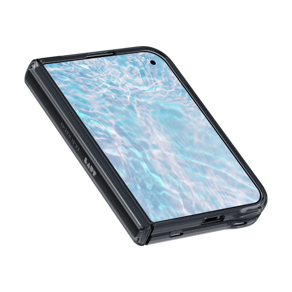 iPhone Duoケース CRYSTAL FLURO ブラッククリスタル