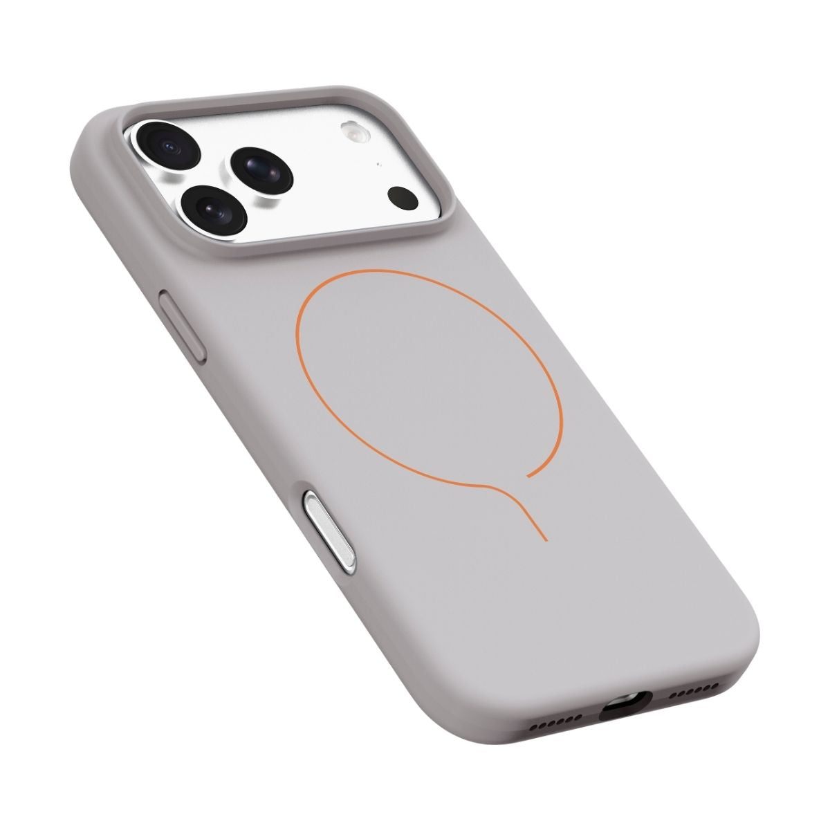 iPhone 18 Pro/17 Proケース HUEX SLIM コンクリートグレー