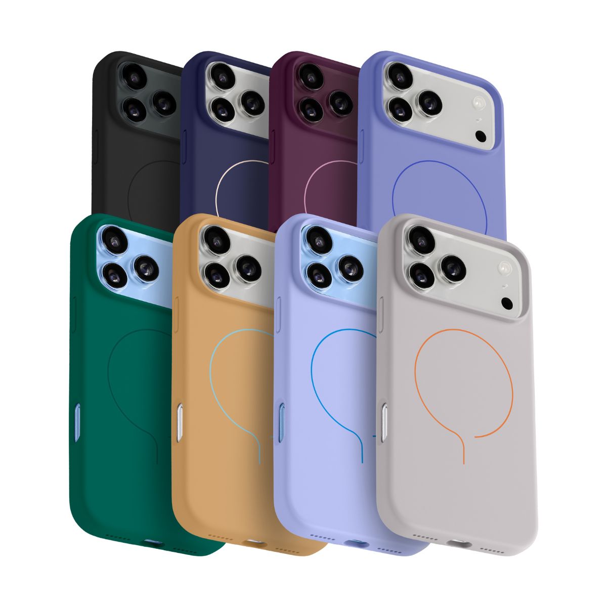iPhone 18 Pro/17 Proケース HUEX SLIM コンクリートグレー